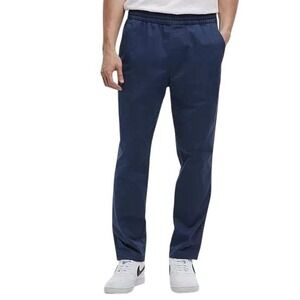Mode of One Mens Pull-On Pants Caspian Waters Blue Cotton Stretch Small FA24 NEW